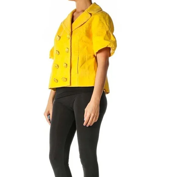 Juicy Couture Yellow Peacoat - Picture 3 of 3